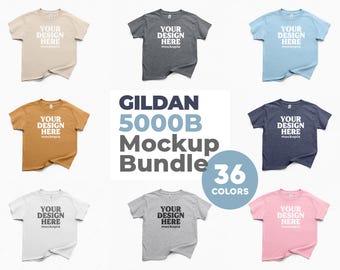 Gildan 5000B Mockup Bundle