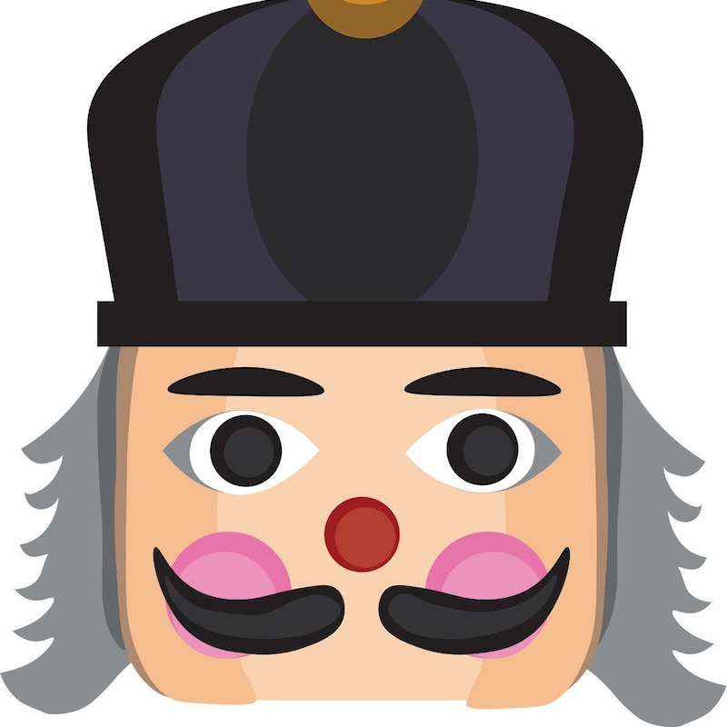 Nutcracker Face Template Etsy