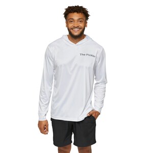 Felpa con cappuccio da riscaldamento Pickleball da uomo / Felpa con cappuccio atletica / Giacca sportiva / Abbigliamento da allenamento