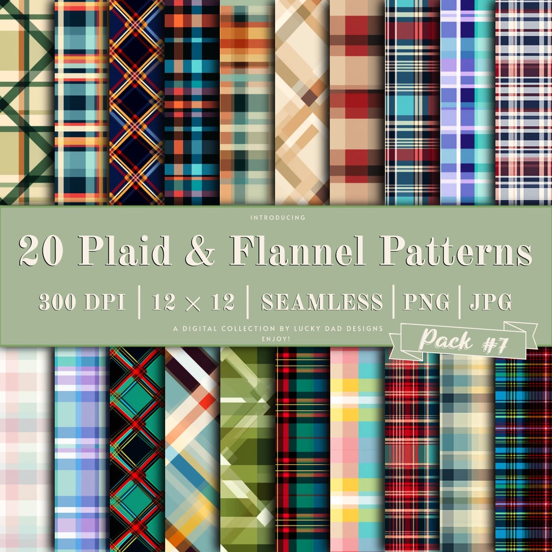 Flannel Patterns, Flannel Patterns for Fabric, Flannel Designs, Plaid ...