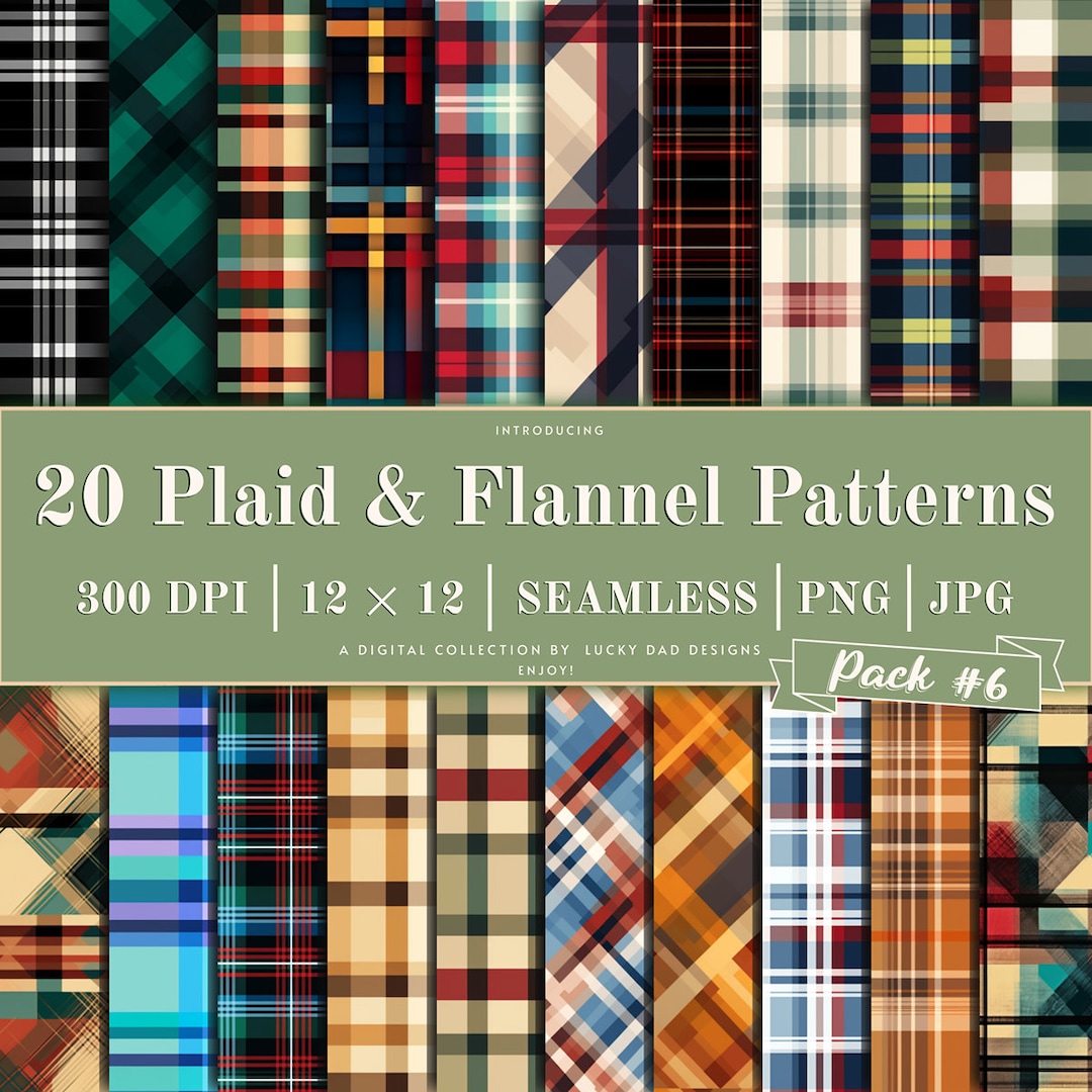 Flannel Patterns for Fabric, Flannel Designs, Unique Flannel Patterns ...