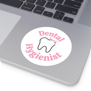 Stickers mondhygiënist, tandartscadeaus, schattige tandstickers, plannerstickers