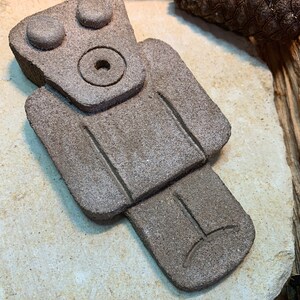 Moog &quot;the Magnificent&quot;. The powerful Shaman of Ai-Artificial Intelligence. Muse of promps. Ceramic, Mayan-Aztec-American Indian Inspired.