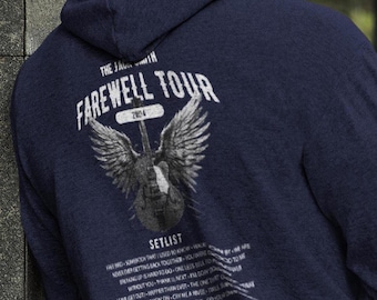 Personalized Retirement Farewell Tour Hoodie: Music Fan Retiree Gift
