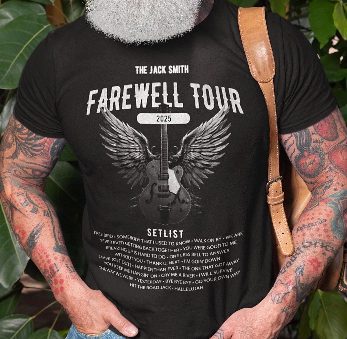 Personalized Retirement FAREWELL TOUR T-Shirt, Funny Music-themed Retirement Gift, Music Fan Gift, Custom Shirt for Retiree, Softstyle Tee