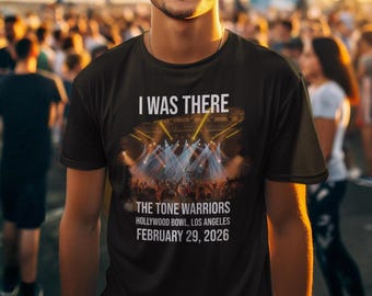 Customized Concert Memory T-Shirt, Live Music Fan Gift, Personalized I WAS THERE Shirt with Artist Name, Show Date and Photo