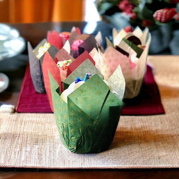 Gold Cupcake Liners Etsy