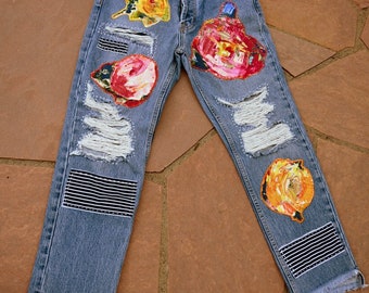 Individuell genähte Jeans