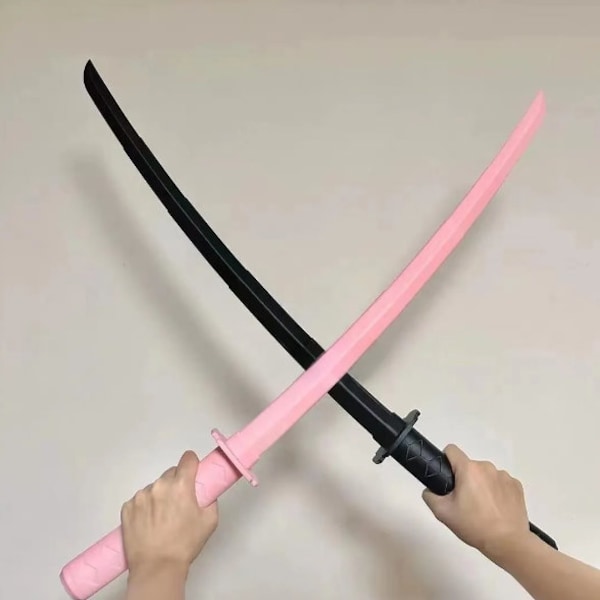 3D Printed Pretend Toy Katana Samurai Sword Toy Stress Relief Fun Gift Black Katana Sword