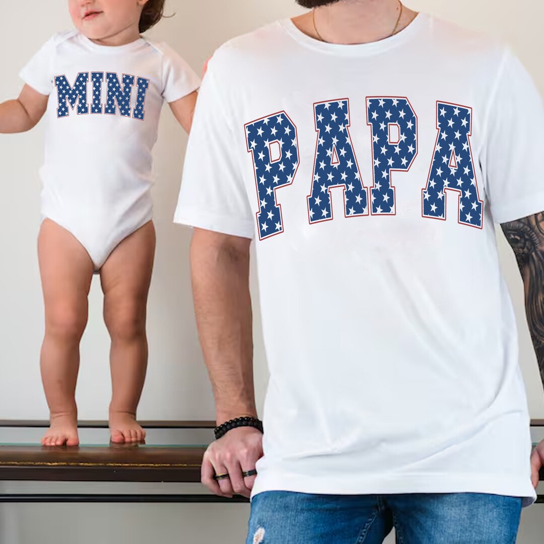 Papa Mini 4th of July Png, American Papa Mini Svg Png, Papa Mini Sublimation ...