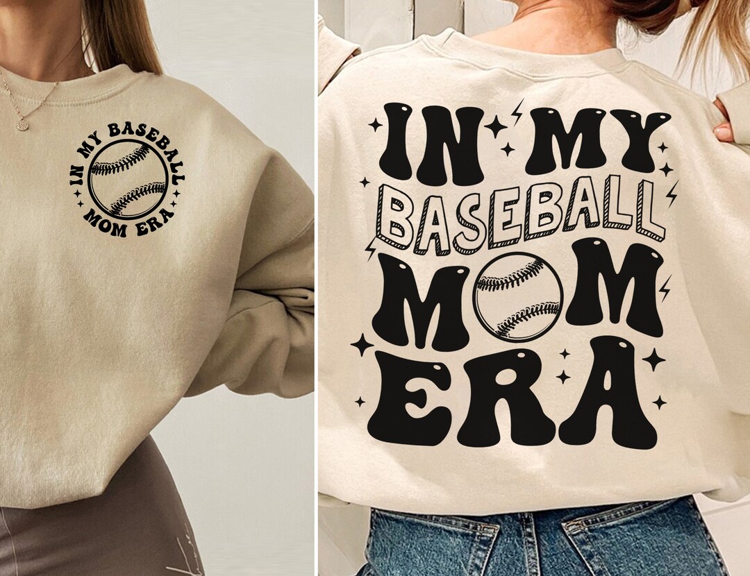 In My Baseball Mom Era PNG, Baseball Mom Png, Baseball Mama Png