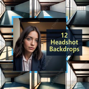 Digital Backdrops for Professional Headshots and Profile Pictures