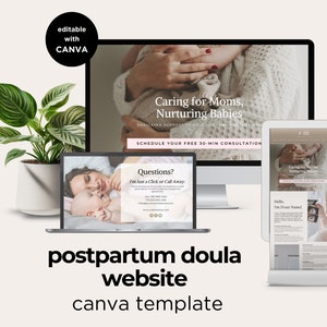 Postpartum Doula Website, Doula Canva Website, Website Template Doula, Neutral Website, Doula Webpage, Maternity Support, Pregnancy Support, Birth Support Site, Labor Support,
Professional Website, Support Network,
Pregnancy and Birth Assistance Site