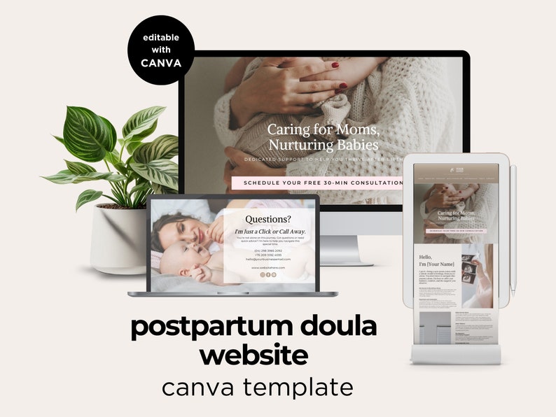 Postpartum Doula Website, Doula Canva Website, Website Template Doula, Neutral Website, Doula Webpage, Maternity Support, Pregnancy Support, Birth Support Site, Labor Support,
Professional Website, Support Network,
Pregnancy and Birth Assistance Site
