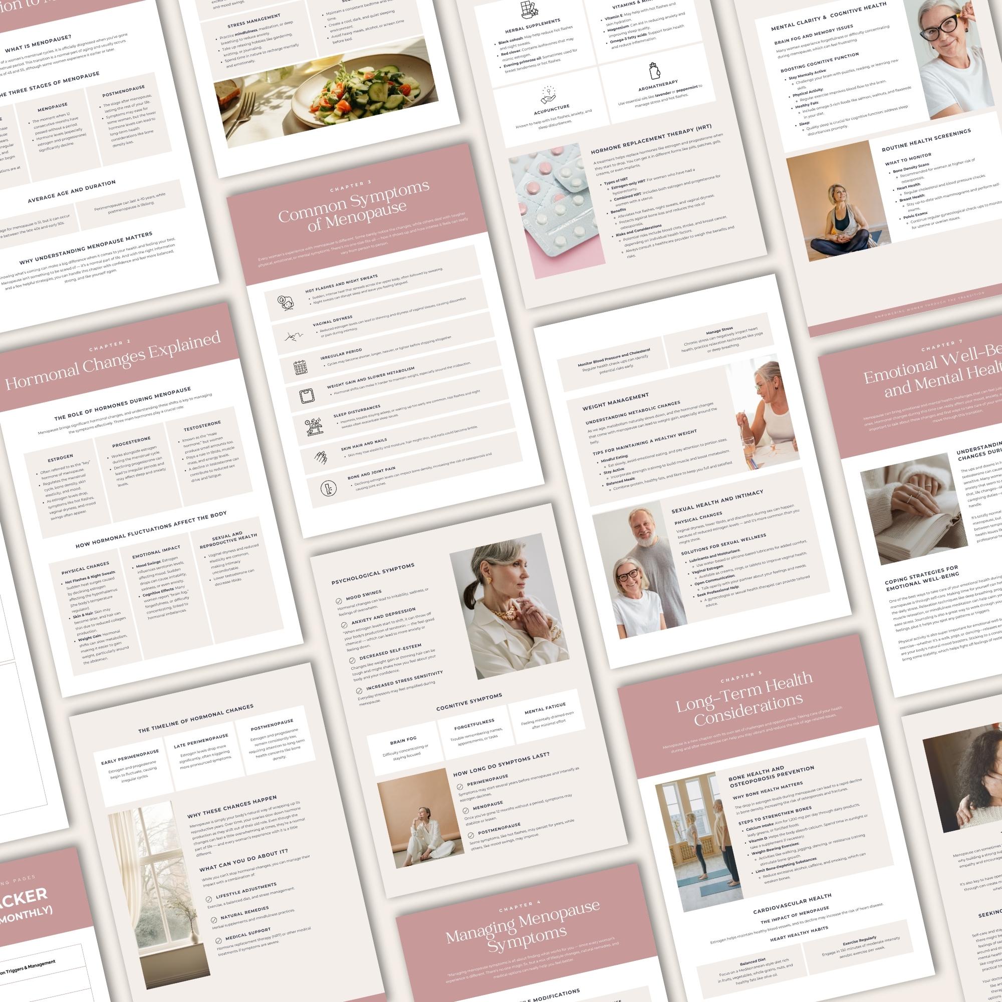 Menopause Guide: Symptom Relief & Hormone Balance (canva Template) - Etsy