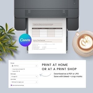 Print at home or in a print shop.