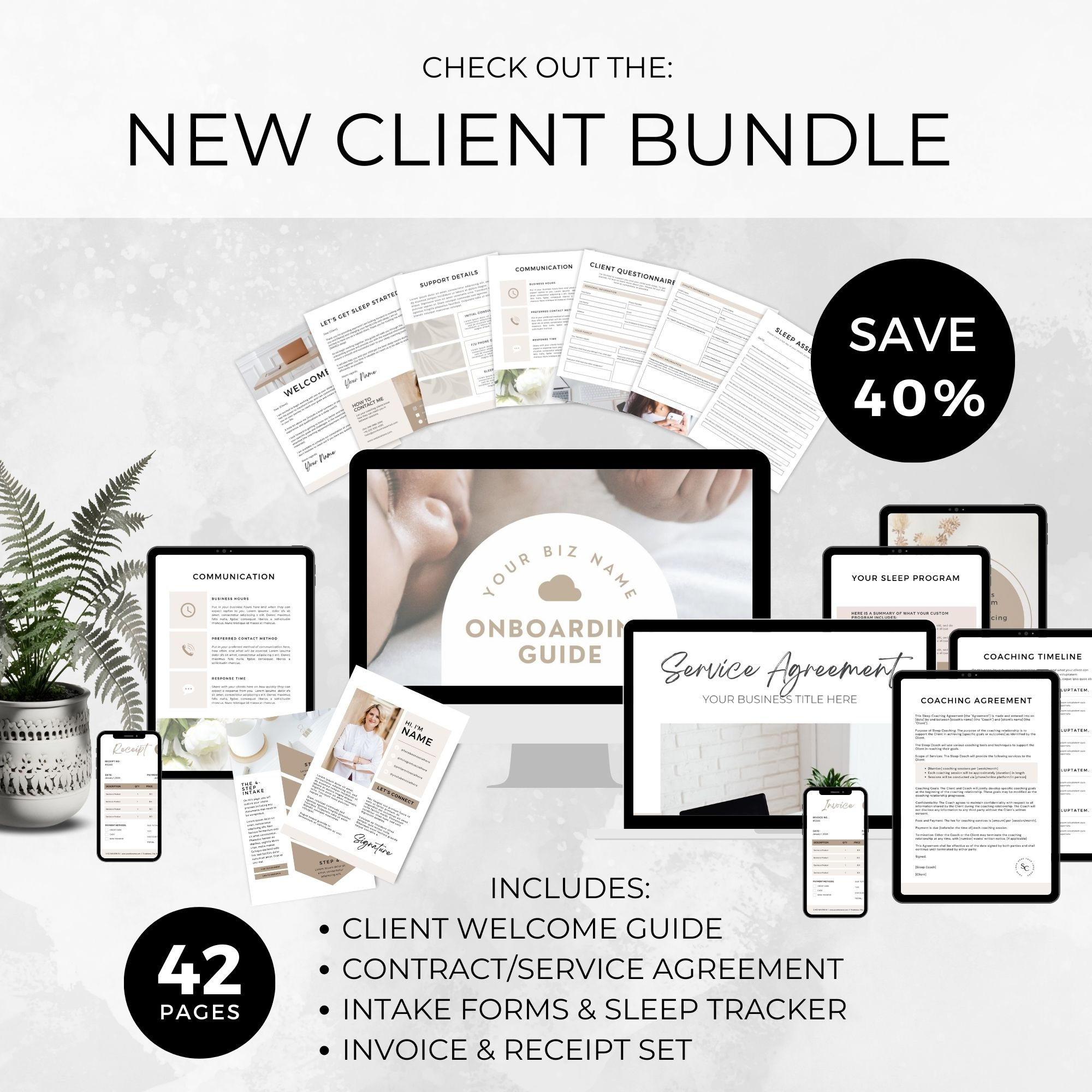 Client Onboarding Guide Guide Client Welcome Pack Template | Sleep Consultant | Client Onboarding ...