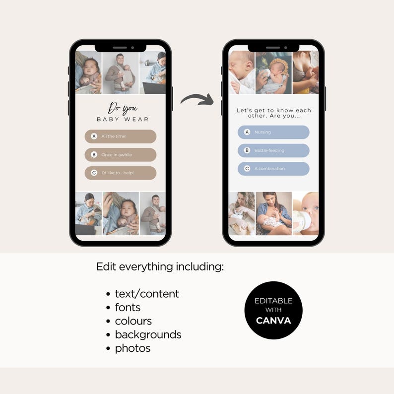 Templates are easily editable and customizable in Canva. Free Canva Guide is included.