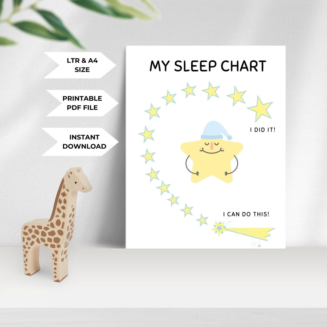 Toddler Reward Chart | Sticker Chart for Kids | Sleep Training ...
