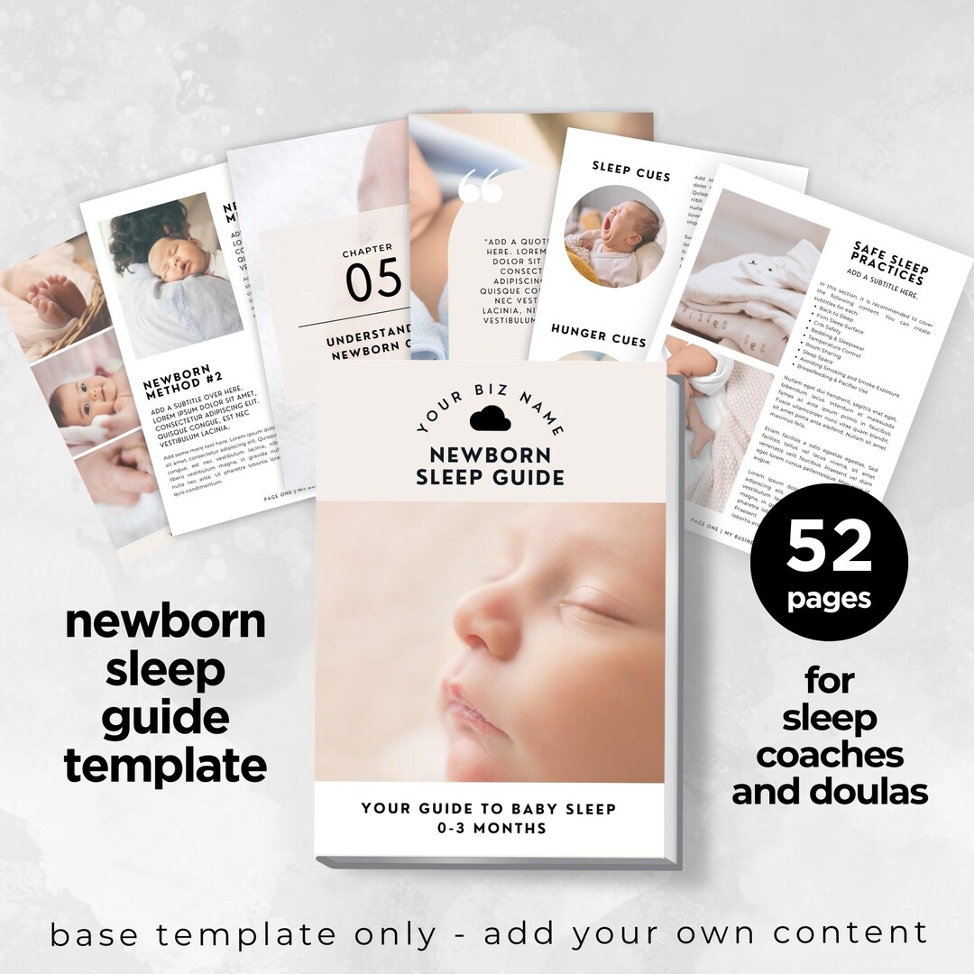 Newborn Sleep Guide Template Baby Sleep Guide Newborn Sleep Plan