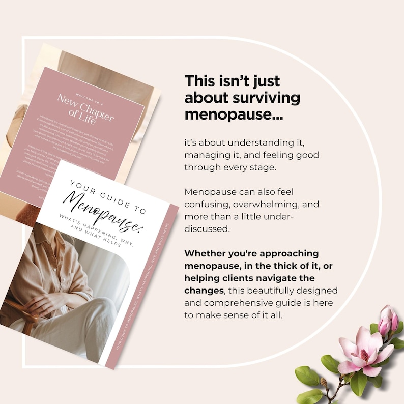 Menopause Guide: Symptom Relief & Hormone Balance (canva Template) - Etsy