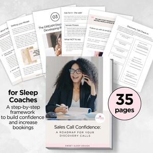 Sales Call Confidence Guide, Sleep Coach, Discovery Call Script, Client Conversations, Sales Training, Client Leads, Customer Call Blueprint