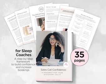 Sales Call Confidence Guide, Sleep Coach, Discovery Call Script, Client Conversations, Sales Training, Client Leads, Customer Call Blueprint