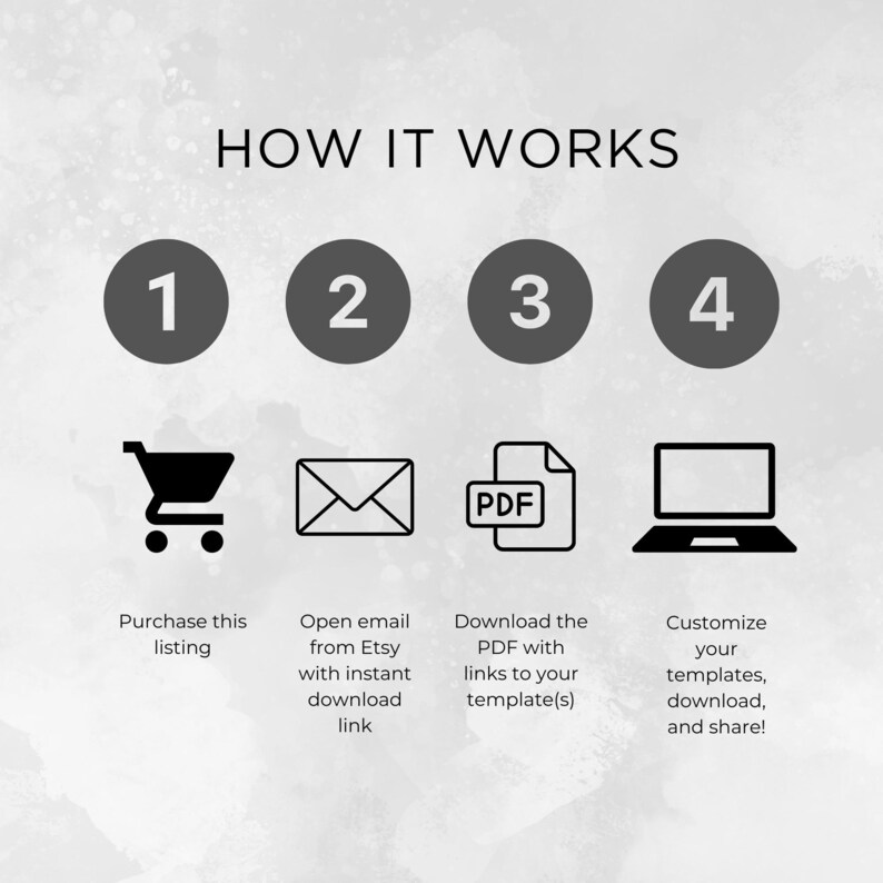 Digital Business Card Canva Template, Textable Card, Clickable Business