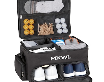 Heavy Duty Golf Equipment Organizer - Organizes Golf Gear and Accessories - Great Golf Gift for Men and Women