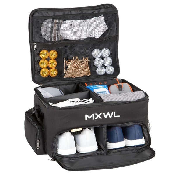 Heavy Duty Golf Equipment Organizer - Organizes Golf Gear and Accessories - Great Golf Gift for Men and Women