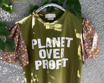 Planet Over Profit Re Sleeved Shirt