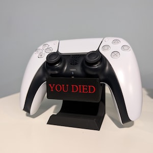 Soporte para mando de juegos impreso en 3D: ajuste universal con placas frontales intercambiables