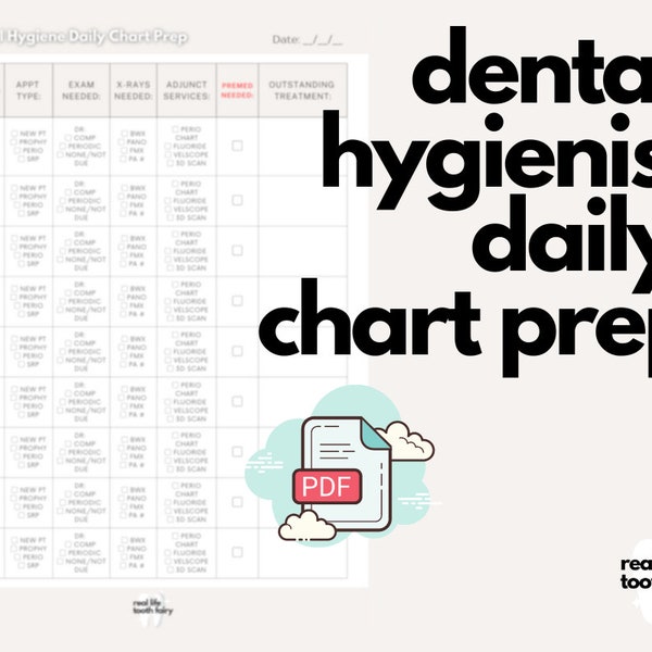 Dental Hygienist Patient Planner Etsy
