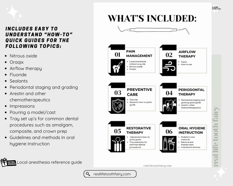 Skill Sheets for the Dental Hygienist digital Download Dental Hygienist