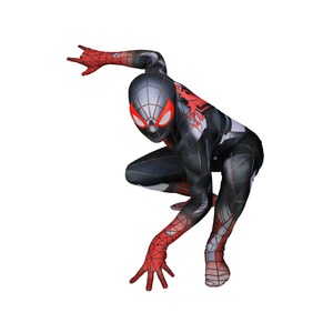 Disfraz de materia programable Miles Morales Spider, traje de cosplay para PS5 para adulto imagen 3