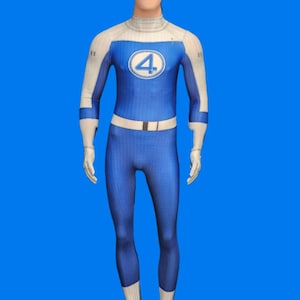 Fantastic Four Suit Johnny Storm Costume Human Torch F4 Cosplay