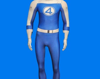 Fantastic Four Suit Johnny Storm Costume Human Torch F4 Cosplay