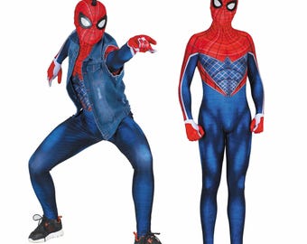 Disfraz de Spider-Man estilo Spider-Punk (sin chaqueta) - Para adultos