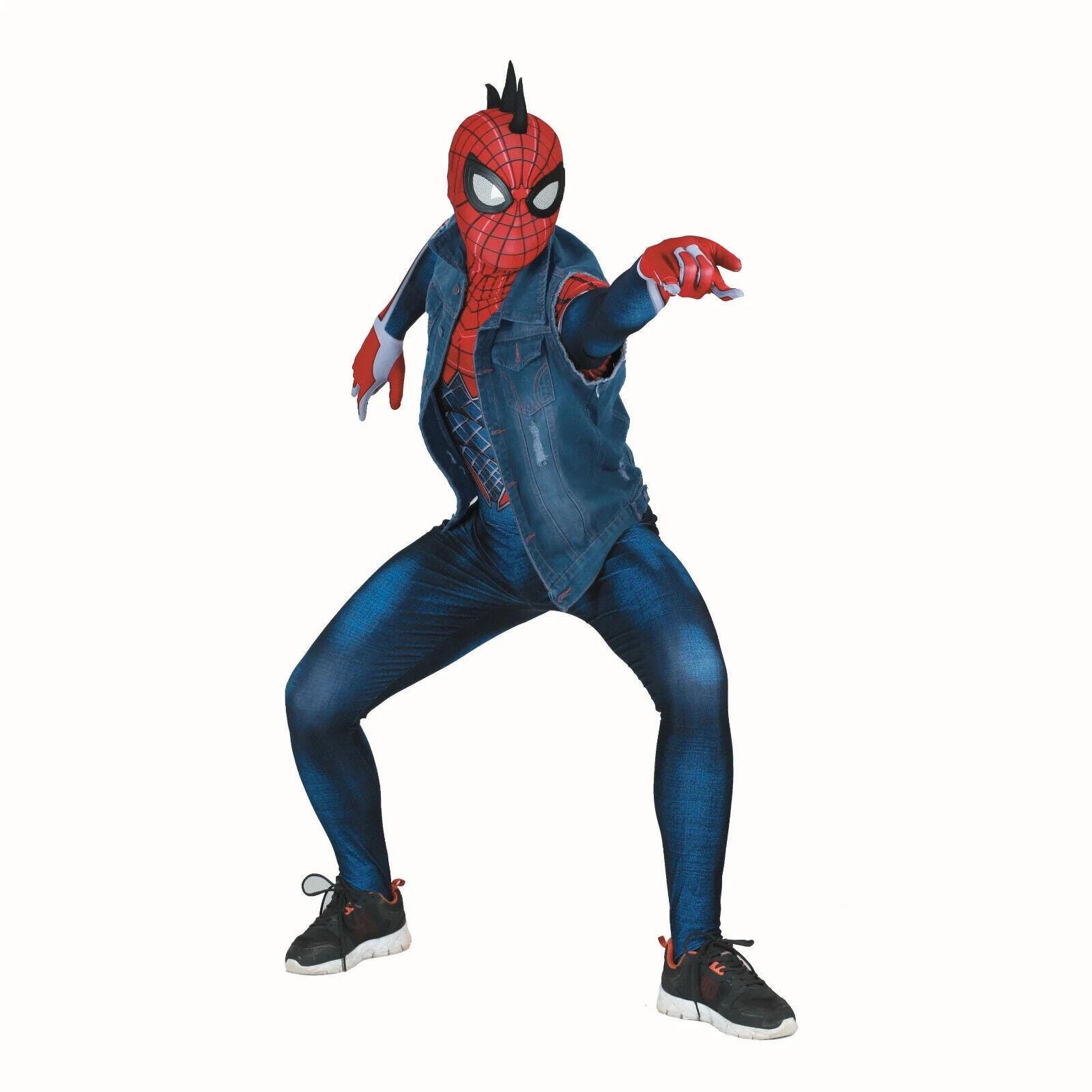 Spider Punk Spider Suit Costume Cosplay Spider-punk (no Jacket) Across