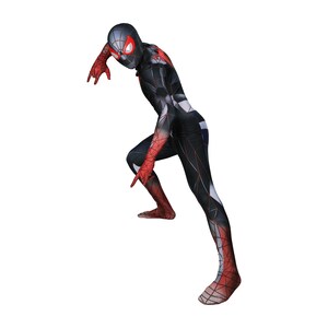 Disfraz de materia programable Miles Morales Spider, traje de cosplay para PS5 para adulto imagen 4