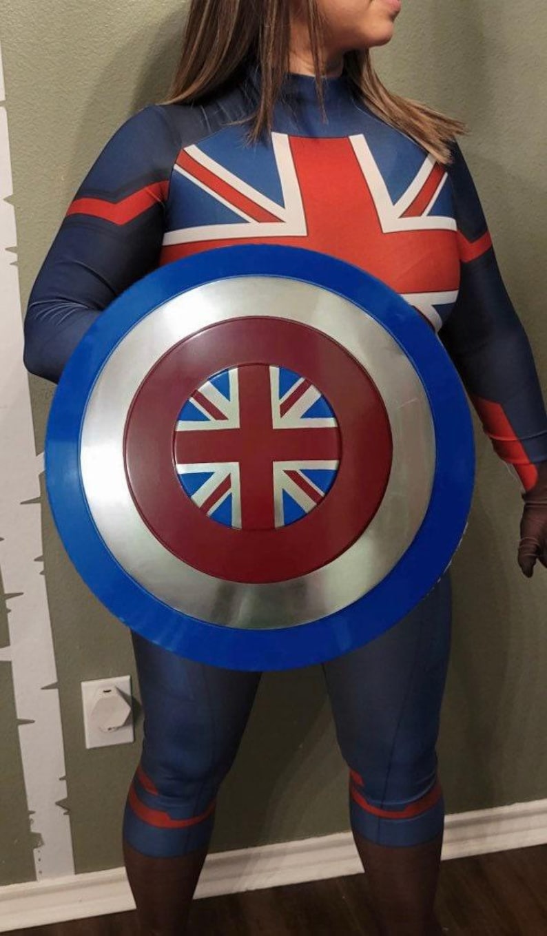 Captain carter costume cosplay captain america peggy carter suit doesn’t include shield image 4
