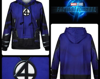 Chaqueta con capucha y disfraz de Sue Storm de Los Cuatro Fantásticos (NIÑOS)