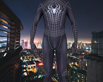 Costume cosplay noir tasm spider costume incroyable