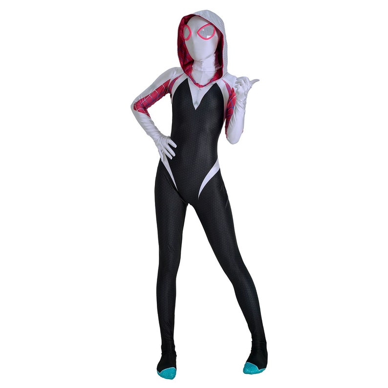 Disfraz original de Gwen Stacy Spider Gwen Ghost Spider para cosplay imagen 6