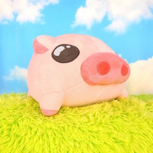Lindo peluche cerdo kawaii peluche estilo dibujos animados
