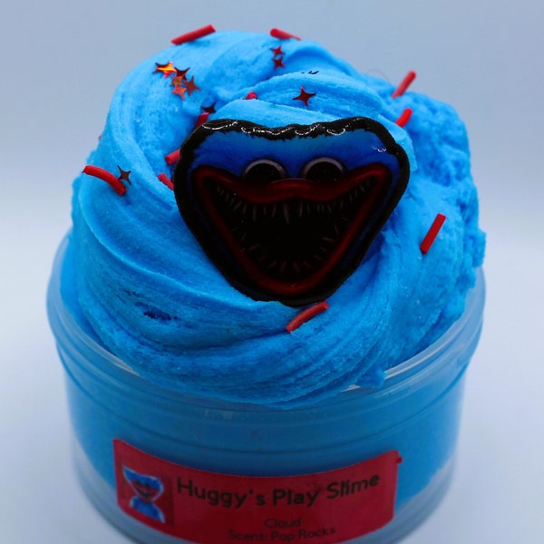 Huggy's Play Slime - Cloud - Blue - Scented - Huggy Wuggy - Monster - Gifts - Kids - Sensory play - Hand Therapy
