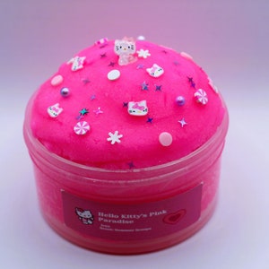 Hello Kitty Pink Paradise Slime - Icee - Scented - Gift - Stocking Stuffers -