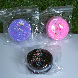 Taba Sandwich Cookie Squishy ~ Fidget Toy ~ Kawaii Cookie