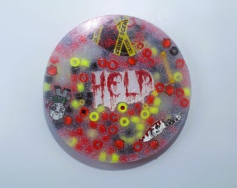 Crime Scene Picky Pad: Horror Fidget Toy for Anxiety Relief