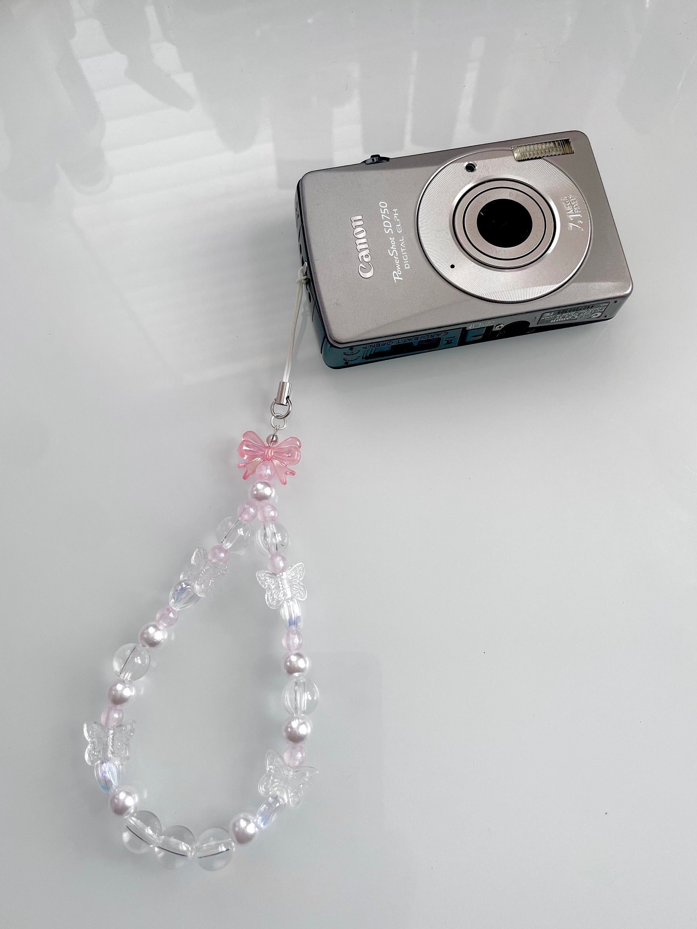 Shimmerz Braccialetto Portafoto Con Perline – Cordoncino Decorativo Per Fotocamera, Telefono E Borsa, Regalo Chic - 3